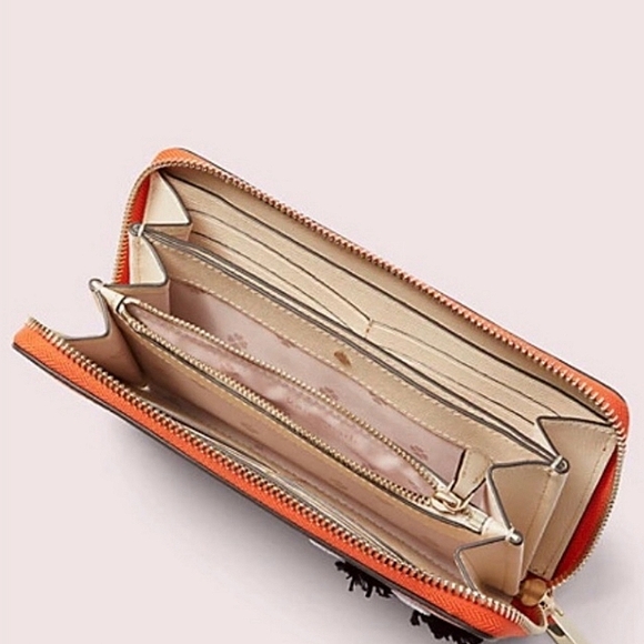 LOW START 🦓RARE Kate Spade Zebra Safari Zip-Around Continental Wallet🦓 - Picture 2 of 4